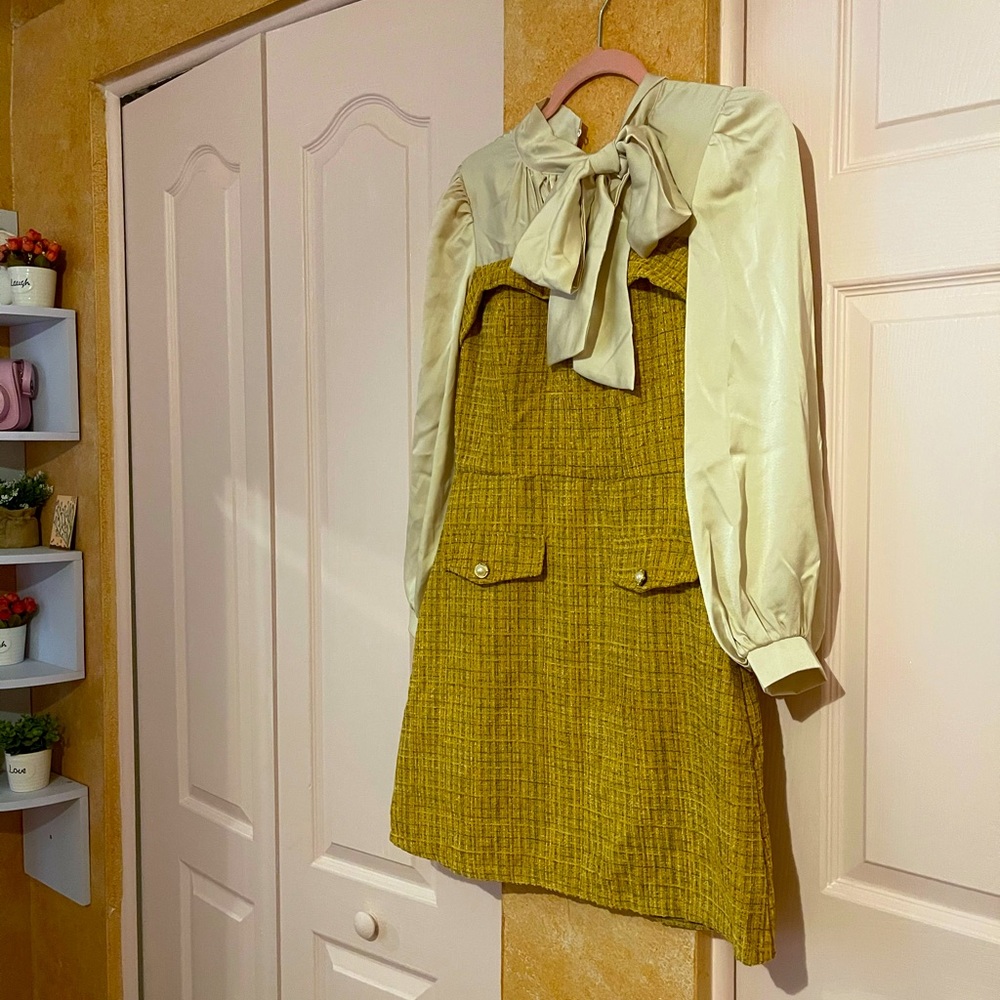 mini formal tweed dress✨✨